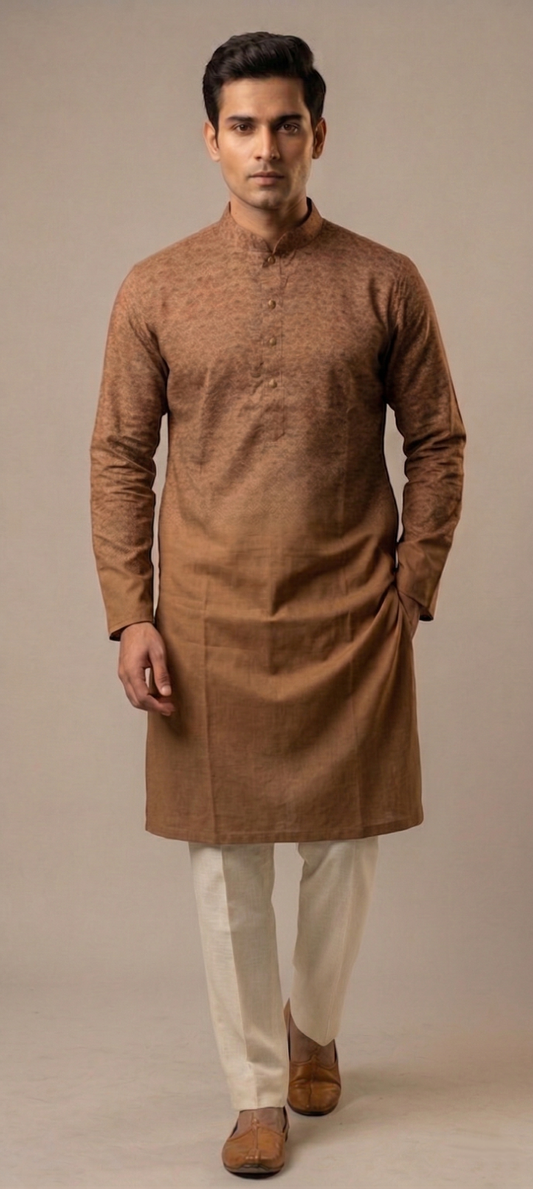 Men's Printed Kurta Set